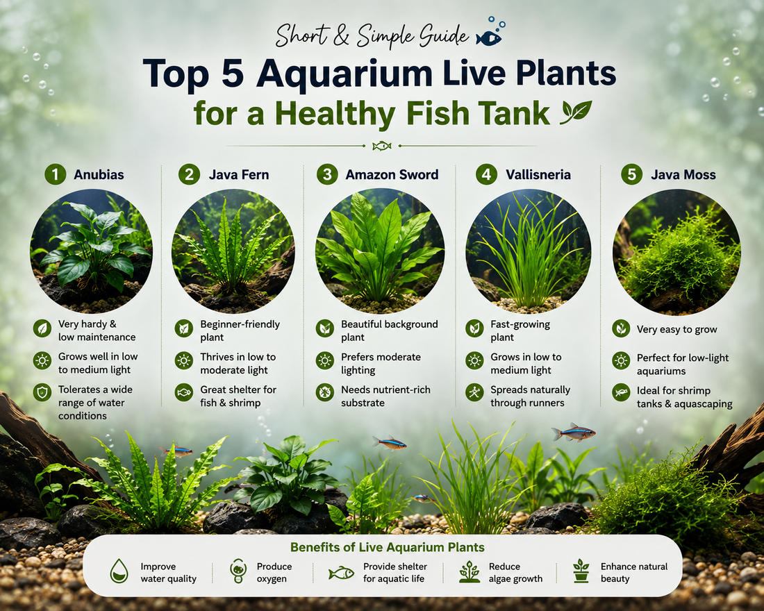 Top 5 Aquarium Live Plants for a Healthy Fish Tank