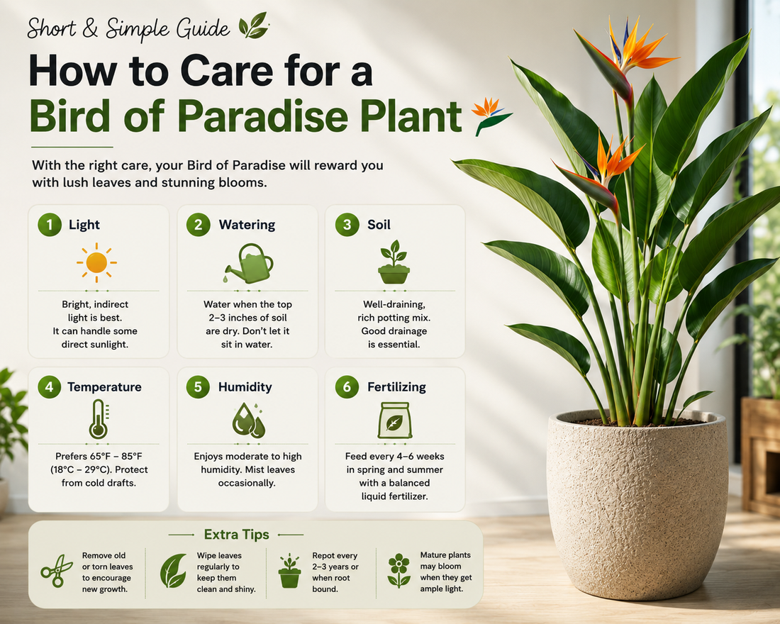 How to Care for a Bird of Paradise Plant